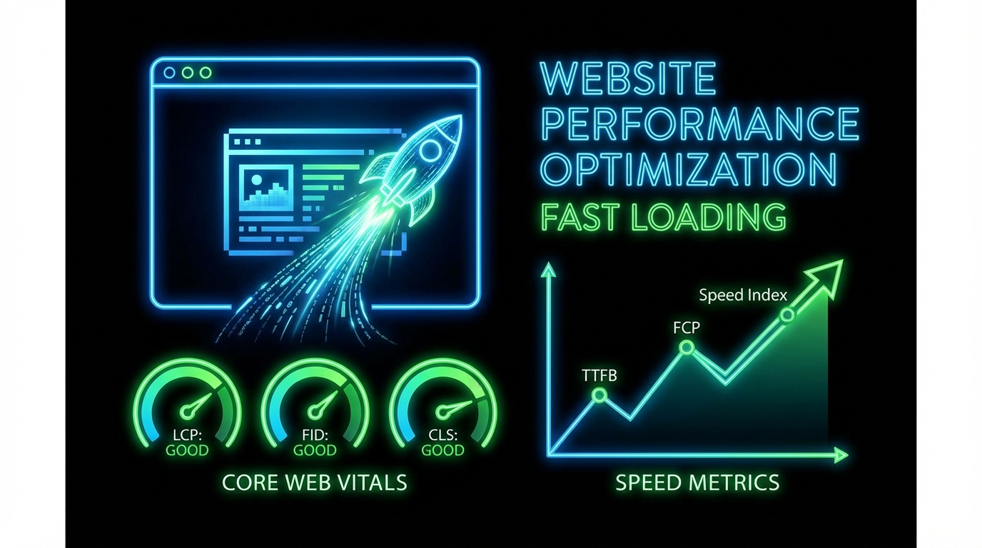 Optimización de velocidad web y Core Web Vitals para pymes